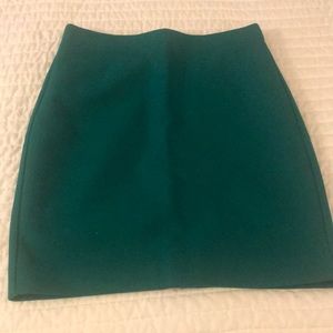 JCrew Wool Pencil Skirt-4Petite-Green-New w/tags